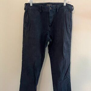 Blue Stretchy Stright git American Eagle Khakis